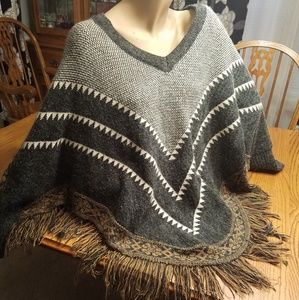 Poncho with Sleeves